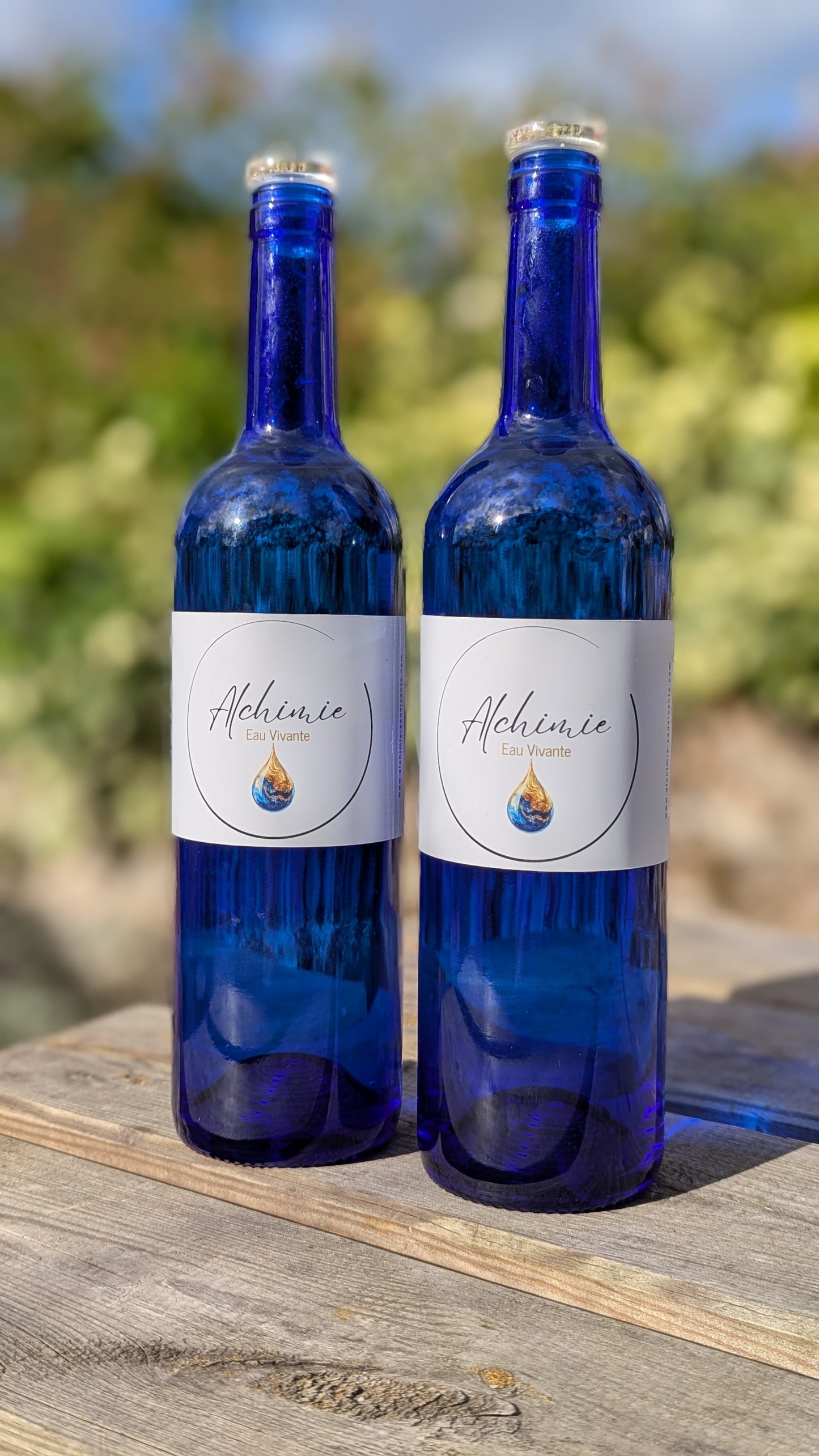 COFFRET "Alchimie, Eau Vivante" 2 Bouteilles : Dynamisation et Structuration de l'Eau du Robinet