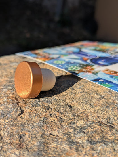 BOUCHON réutilisable pour bouteille Alchimie couleur au choix